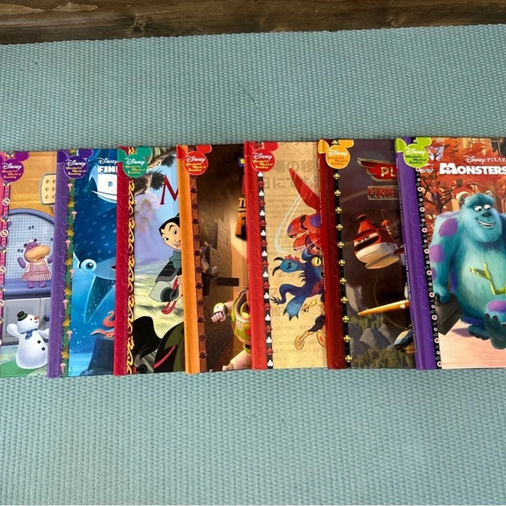 NEW Disney's Wonderful World Of Reading Collection Hardcover LOT 2011-2019 Pixar